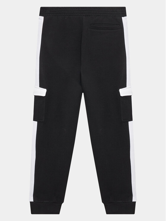 Guess Guess Pantaloni da tuta L3YQ12 KA6R3 Nero Relaxed Fit