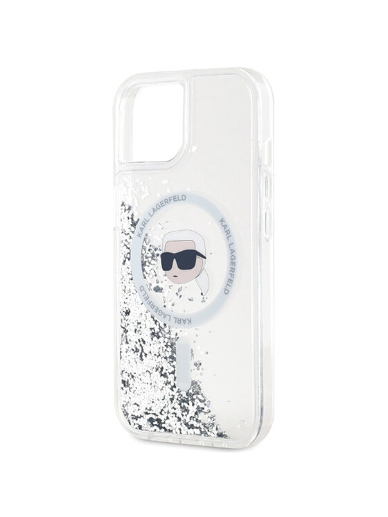 KARL LAGERFELD KARL LAGERFELD Etui na telefon Apple iPhone 15 Przezroczysty