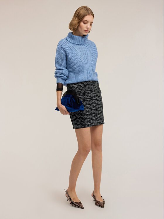 Motivi Motivi Minigonna 1800Q001187N033 Nero Regular Fit