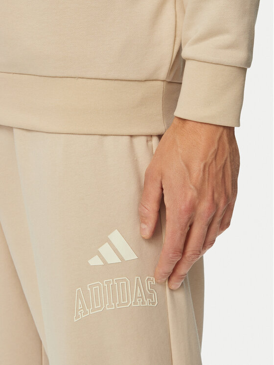 adidas adidas Pulóver Seasonal Essentials Collegiate French Terry Crew KF4253 Bézs Regular Fit
