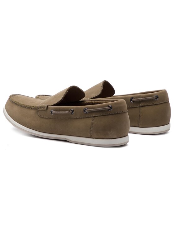 Clarks Clarks Mokasíny Morven Sun 261390357 Zelená