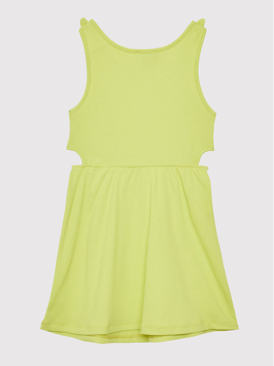 United Colors Of Benetton United Colors Of Benetton Sukienka letnia 3HCGCV005 Żółty Regular Fit