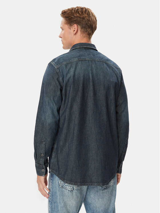 G-STAR G-STAR Teksasärk D27083 D539 Sinine Regular Fit