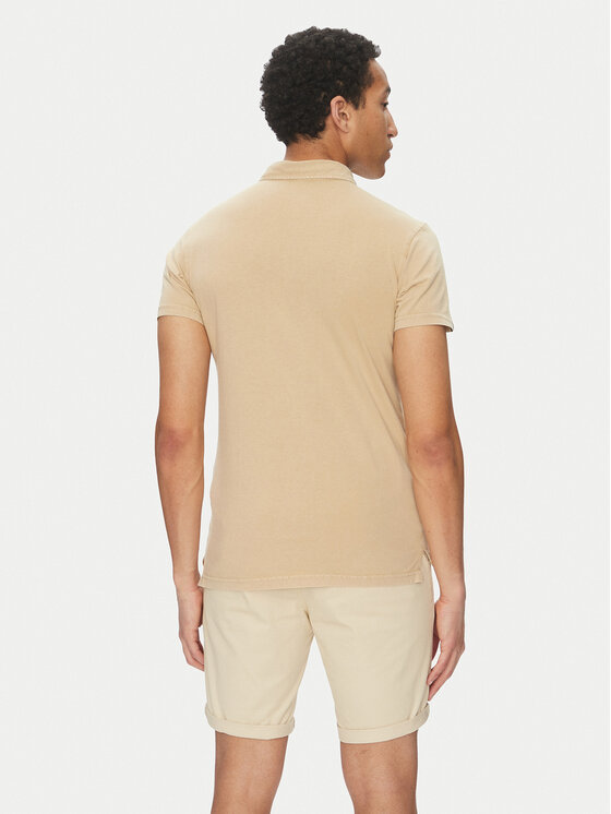 INDICODE INDICODE T-Shirt Injamiro 41-143 Beżowy Regular Fit