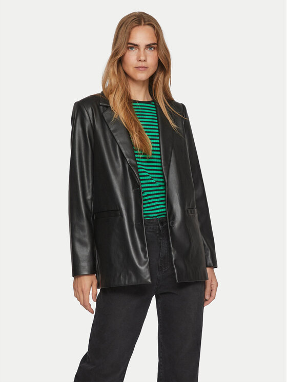 Vila Vila Піджак Nille 14084378 Чорний Loose Fit
