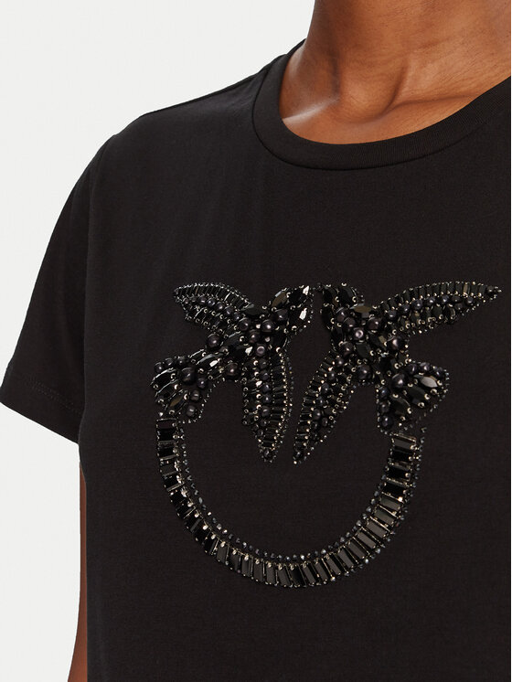 PINKO PINKO T-Shirt Quentin 100535 A2RN Černá Regular Fit