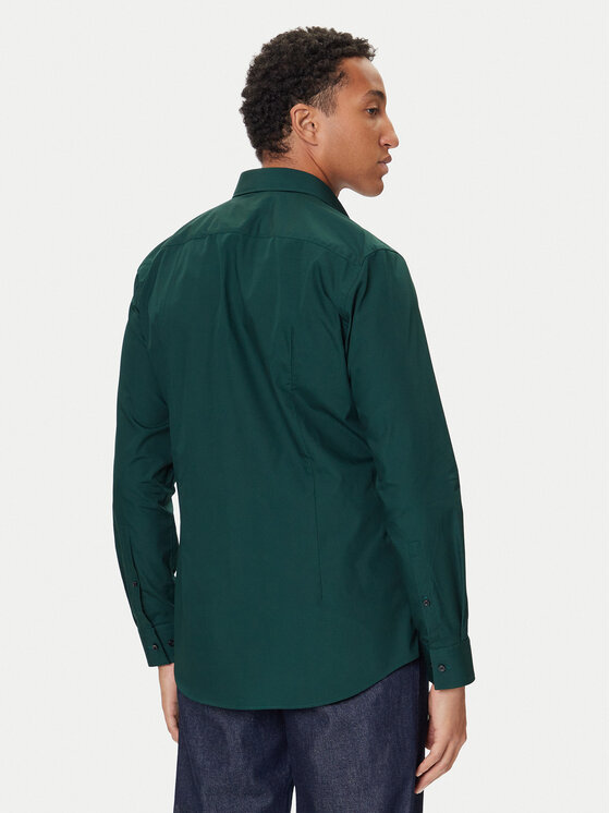 HUGO HUGO Srajca Kenno 50289499 Zelena Slim Fit