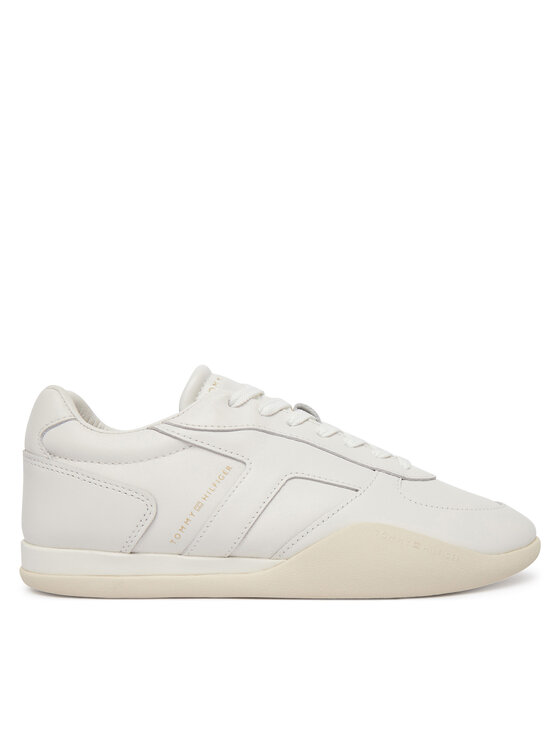 Tommy Hilfiger Tommy Hilfiger Сникърси Th Vintage Low Runner Leather FW0FW09485 Бял