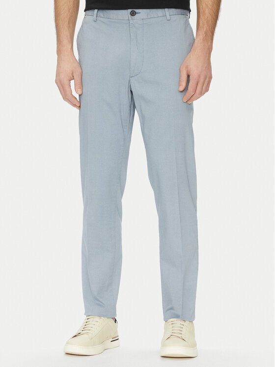 BOSS BOSS Hlače iz tkanine H-Kane 50540906 Svetlo modra Regular Fit