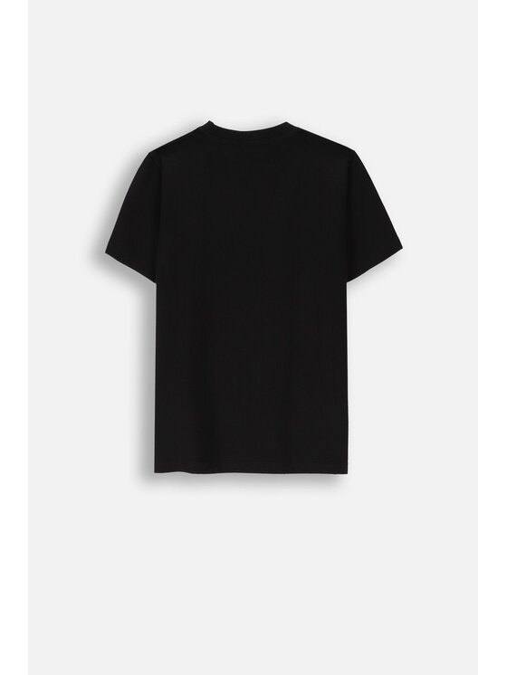 ●FLARE UP● Diagonal Strap Tshirt FL121Black FL-121_Black Coccodrillo T-Shirt ZC4143212LBD-021 Czarny Regular Fit