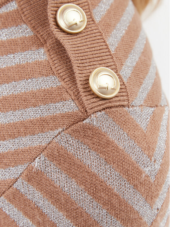 Guess Guess Пуловер W3BR26 Z3AE0 Бежов Slim Fit