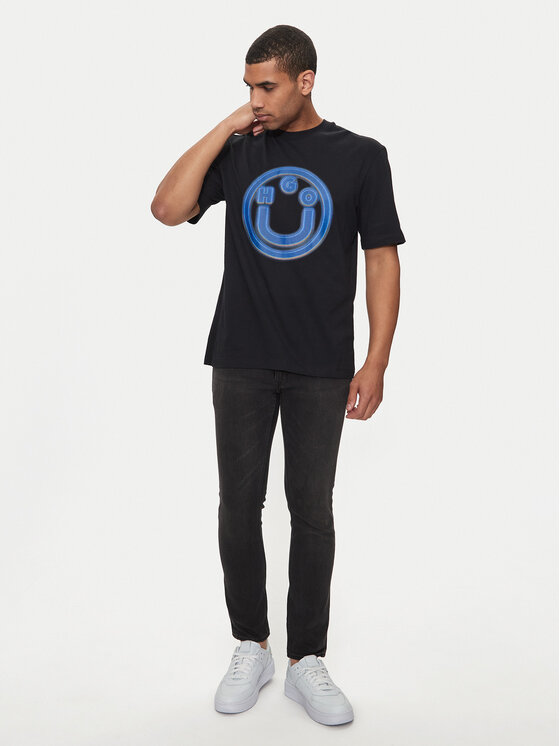 HUGO Hugo Jeans hlače Zane 50511495 Siva Extra Slim Fit