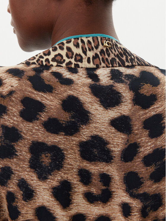 LOLA CASADEMUNT LOLA CASADEMUNT Κιμονό LS2516045 Καφέ Relaxed Fit