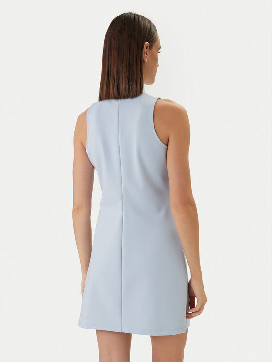 Calvin Klein Jeans Calvin Klein Jeans Kasdieninė suknelė Interlock Mock LV047F260G Mėlyna Slim Fit