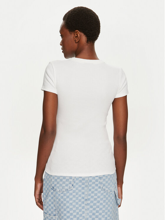 HUGO Hugo Póló Easy 50523924 Fehér Slim Fit