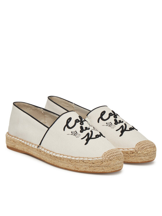 KARL LAGERFELD KARL LAGERFELD Espadryle KL81125 Biały