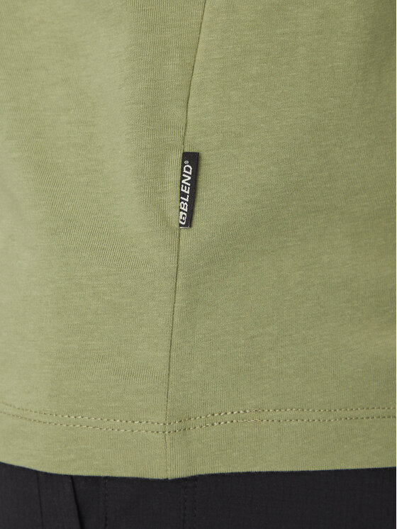 Blend Blend Tričko 20718304 Zelená Regular Fit