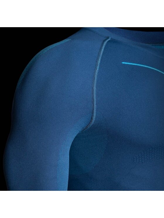 Alpinus Alpinus Bielizna termoaktywna górna Tactical Base Layer Niebieski