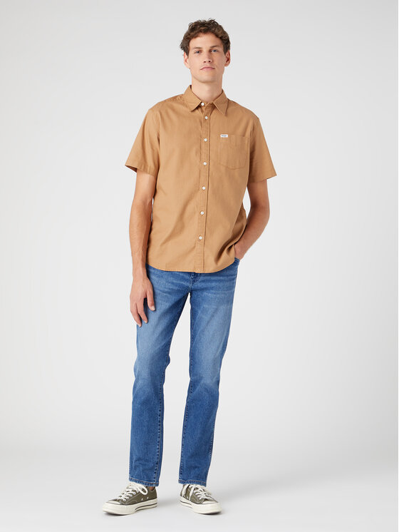 Wrangler Wrangler Jeansy Larston W18SYLZ71 112330754 Niebieski Slim Fit