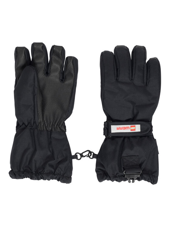 LEGO Skihandschuhe - Kinderkleidung, Größe 146_152 Schwarz 22865