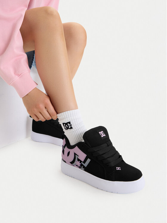 DC Shoes DC Shoes Сникърси EO-COURT GRAFFIK PLATFORM DC02422003 Черен