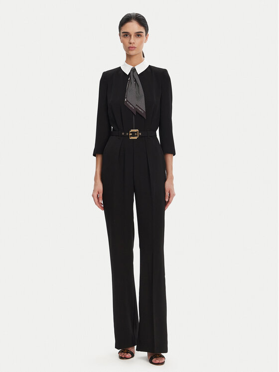 Elisabetta Franchi Elisabetta Franchi Overal TU-047-52E2 Černá Regular Fit