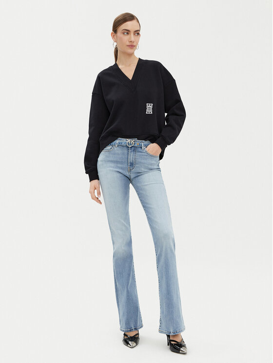 PINKO PINKO Дънки Flora 100166 Син Flare Fit