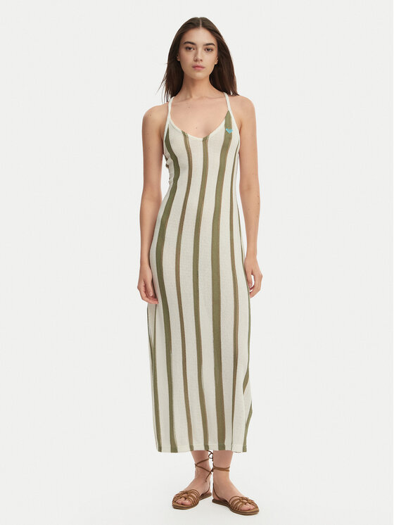 Roxy Roxy Vestito da spiaggia Nalu Sunset ERJX603502 Bianco Regular Fit