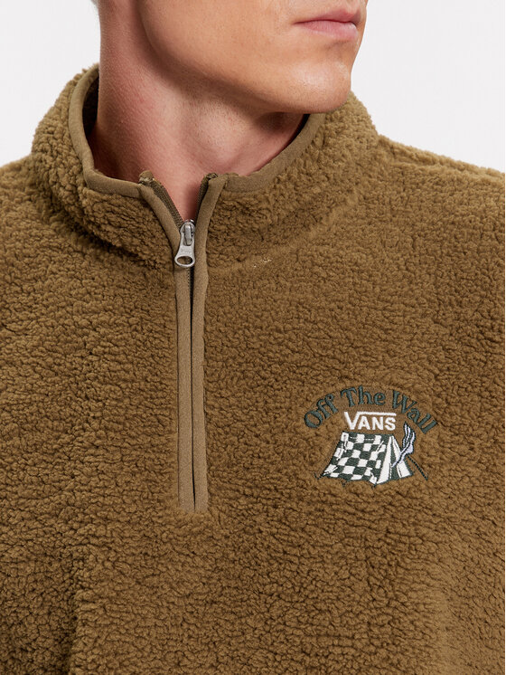 Vans Vans Μπλούζα Happy Camper Qzip VN000ABKBYW1 Καφέ Loose Fit