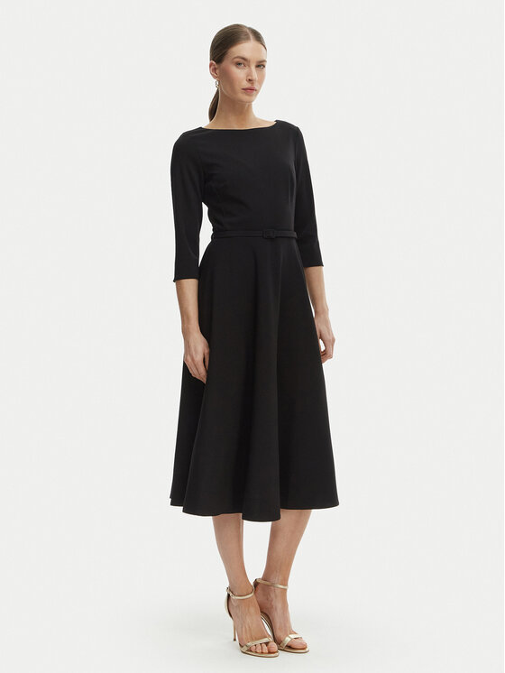 Rinascimento Rinascimento Коктейльна сукня CFC0127892003 Чорний Regular Fit