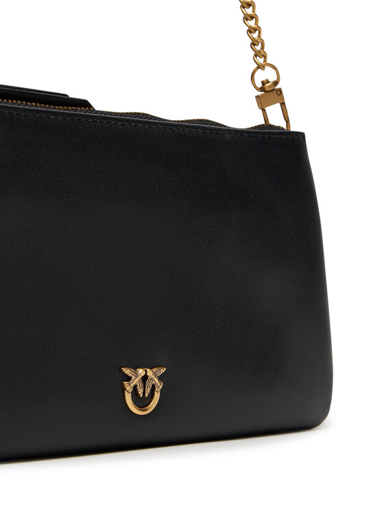 PINKO PINKO Handtasche Double Mini Al 25-26 PLTT 105359 A0QO Schwarz