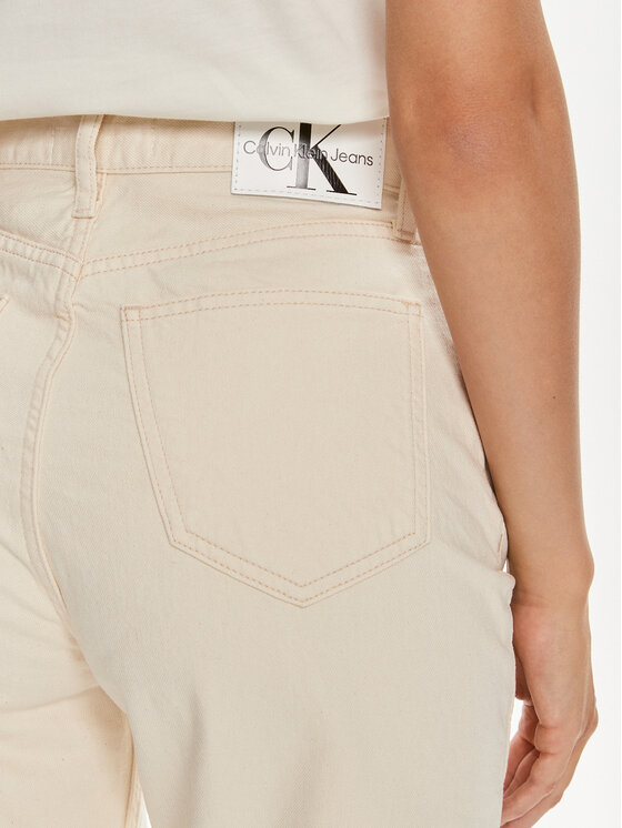 Calvin Klein Jeans Calvin Klein Jeans Traperice Hammerloop J20J223656 Écru Straight Fit