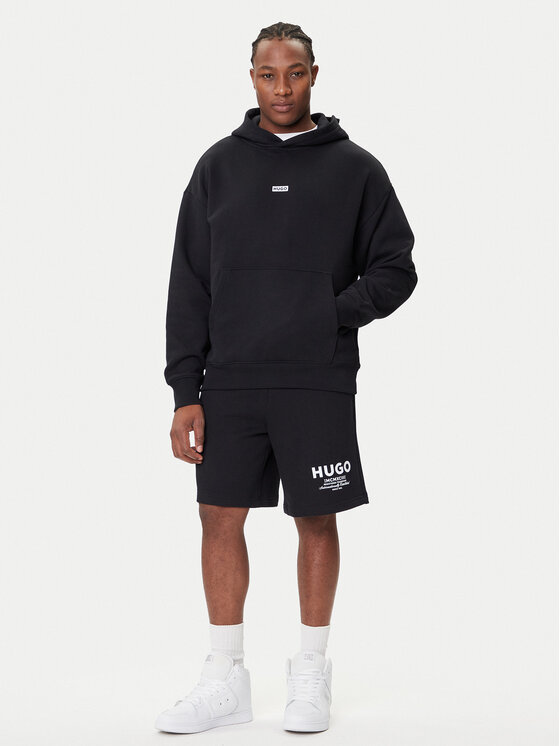 HUGO HUGO Суитшърт Nazardo 50510724 Черен Loose Fit