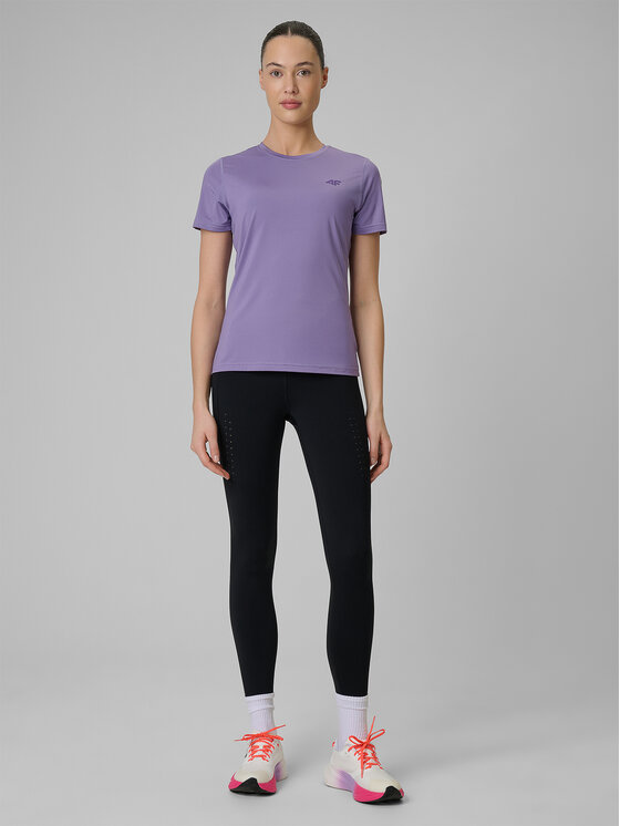 4F 4F Koszulka techniczna MULTI ACTIVE Fioletowy Regular Fit