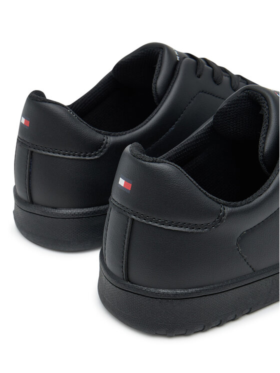 Tommy Hilfiger Tommy Hilfiger Сникърси Low Cut Lace-Up T3X9-34073-1355 Черен