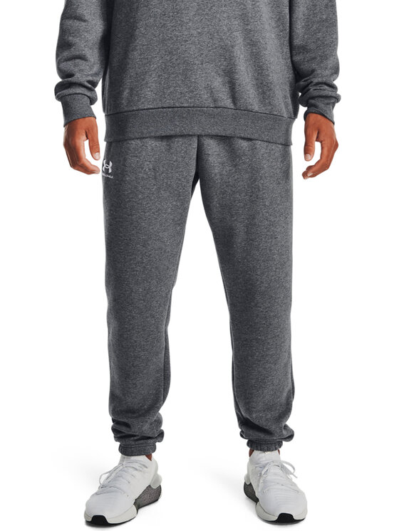 Under Armour Donji Dio Trenerke UA Essential Fleece Jogger 1373882 Siva Regular Fit