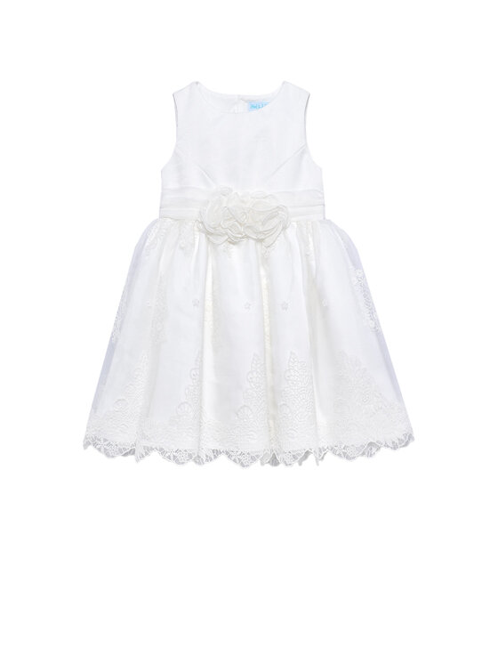 Abel & Lula Abel & Lula Елегантне плаття 5027 Білий Regular Fit