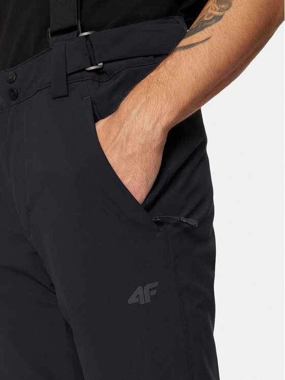 4F 4F Spodnie narciarskie 4FWAW24TFTRM0756 Czarny Regular Fit