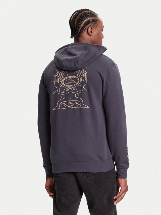 Quiksilver Quiksilver Суитшърт EQYFT05133-KSH0 Тъмносин Regular Fit
