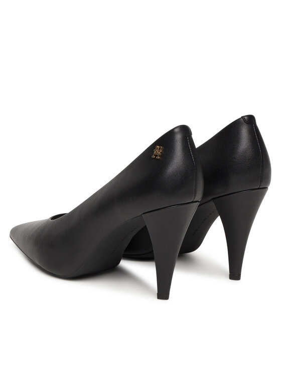 Tommy Hilfiger Tommy Hilfiger Lodičky Th Smooth Leather Pump FW0FW08960 Čierna