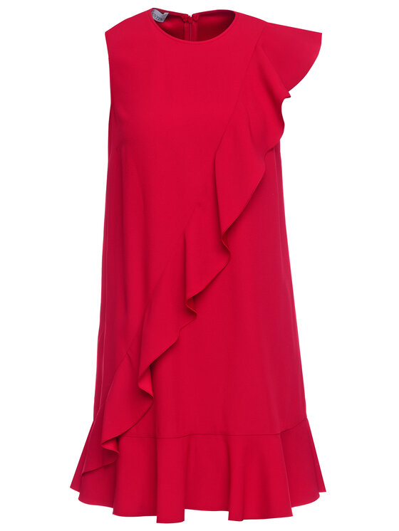 Red Valentino Red Valentino Kokteilinė suknelė TR3VAL10 Bordinė Regular Fit