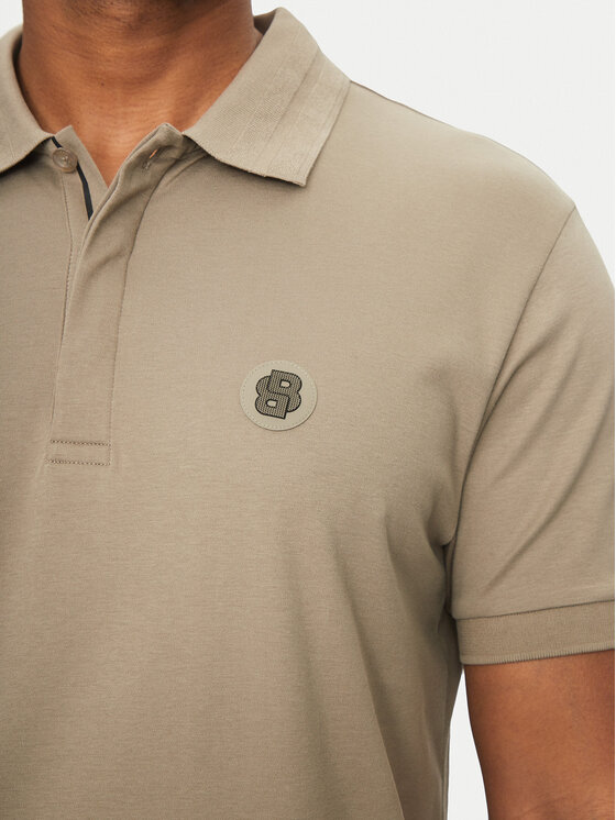 BOSS BOSS Polo marškinėliai Paddy TL 50533273 Smėlio Regular Fit