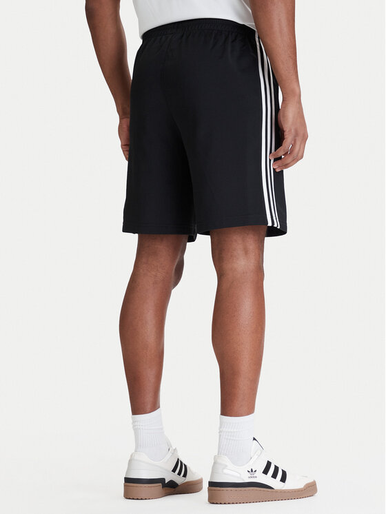 adidas adidas Szorty materiałowe Firebird Czarny Regular Fit