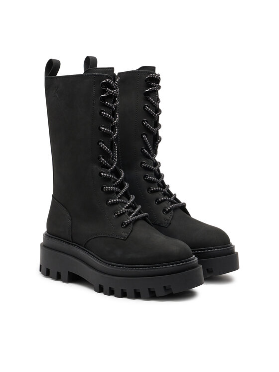Calvin Klein Jeans Calvin Klein Jeans Schnürstiefeletten YW0YW01683 Schwarz