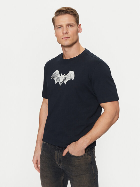 BOSS BOSS T-shirt Spiderbat 50534924 Tamnoplava Regular Fit