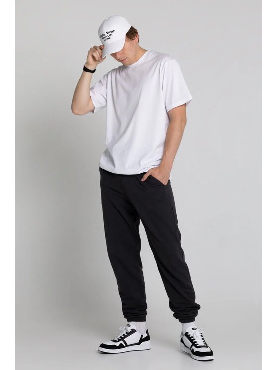 Chiara Wear Chiara Wear T-Shirt T-shirt bawełna z recyklingu oversize - biały Biały Oversize