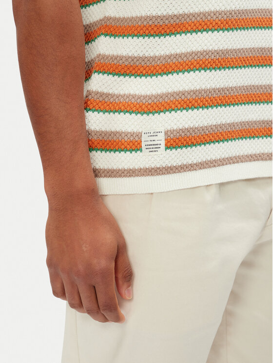 Pepe Jeans Pepe Jeans Polo PM702510 Beżowy Regular Fit