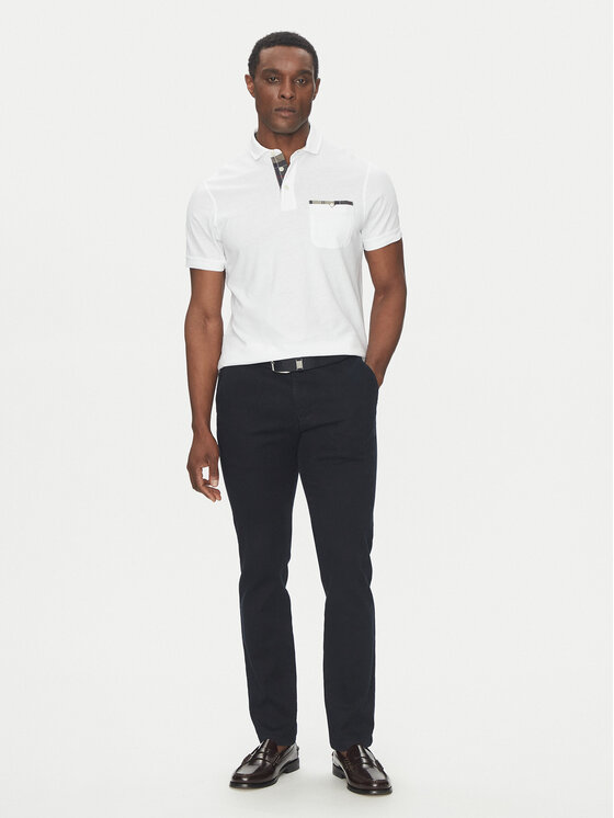 Barbour Barbour Polokošeľa Corpatch MML1071WH11 Biela Tailored Fit