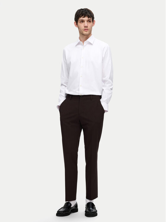 Selected Homme Selected Homme Риза 16092939 Бял Slim Fit