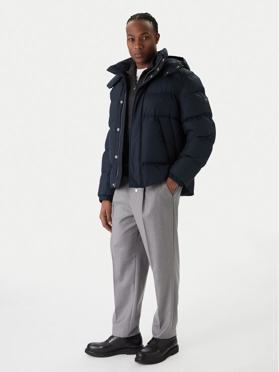 BOSS BOSS Ziemas jaka H-Corbinian5 50551599 Tumši zils Regular Fit